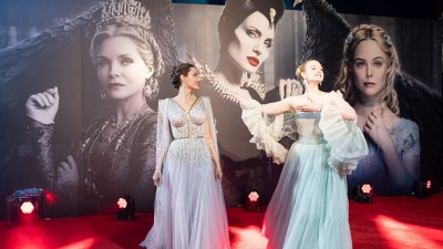 Като принцеси: Анджелина Джоли и Ел Фанинг на премиерата на „Господарка на злото“ в Лондон (СНИМКИ)