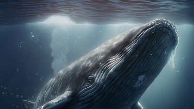 Гърбатите китове пеят по-силно, когато вятърът е силен
