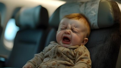 Как да оцелеете в полет до плачещо бебе без да изгубите ума си