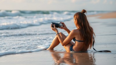 Как да направите идеалната плажна снимка без да се намокрите