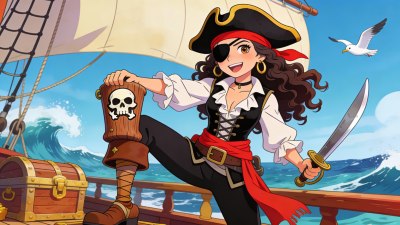 ТЕСТ: Какво е твоето пиратско име и как се казва твоят легендарен кораб?