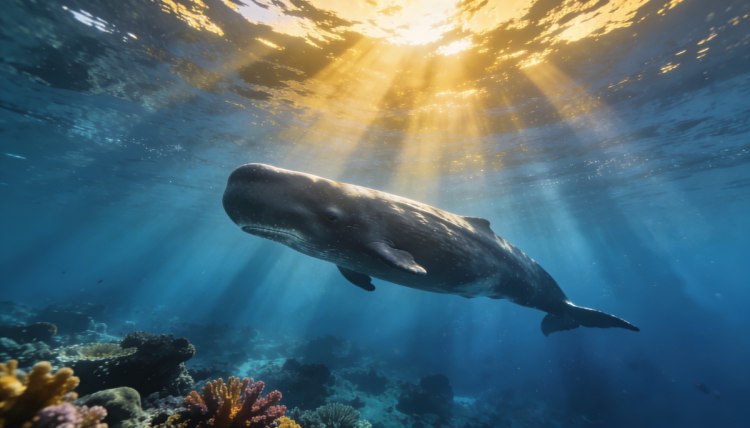 Удивително видео: Женски кашалоти си помагат при раждане, за да защитят малкото