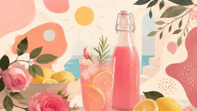 Домашен розов лимонаден сироп &ndash; вкусът на лятото в една чаша