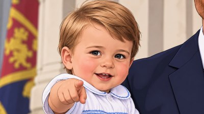 Принц Луи на 1 годинка: Уилям и Кейт пуснаха очарователни снимки на най-малкия си син