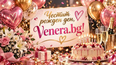 3 октомври - честит рожден ден, Venera.bg!