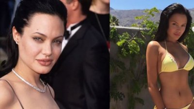 Всички говорят за 21-годишната двойничка на Анджелина Джоли (СНИМКИ/ВИДЕО)